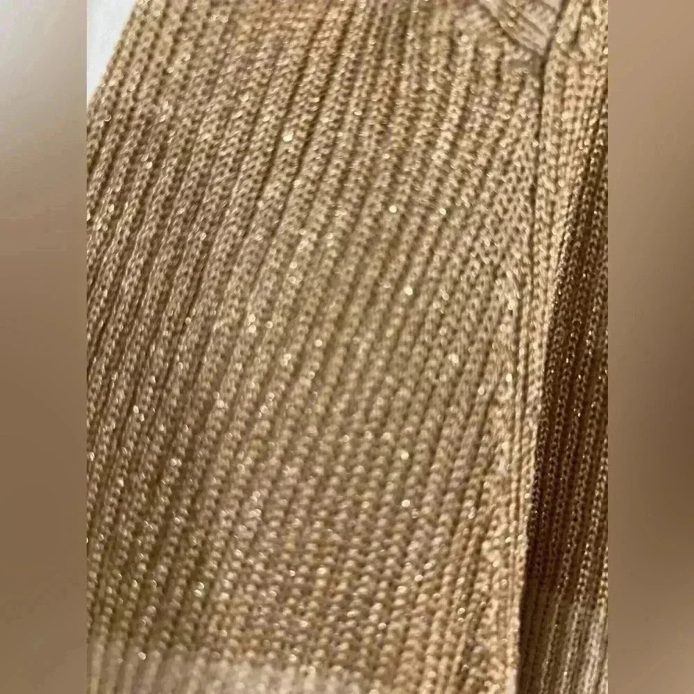 Sparkling Multiple Colors Stripe Cardigan Sweater… - image 7